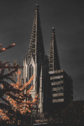 Wiesenkirche in Soest bei Sonnenuntergang